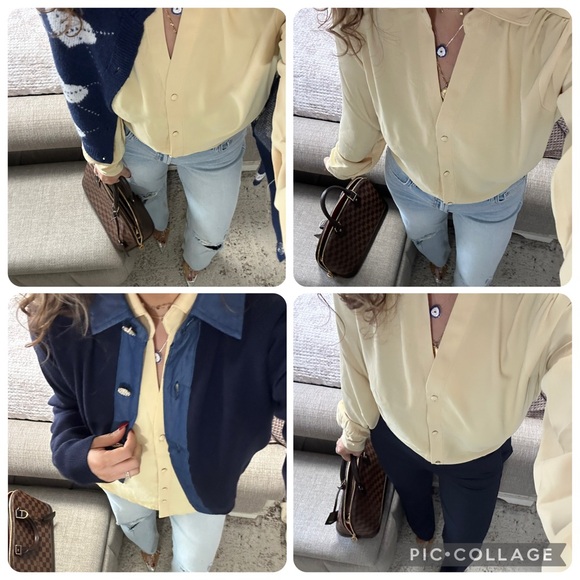 New๐ฉท Soft Button-Front Blouse ๐ค - Picture 2 of 8